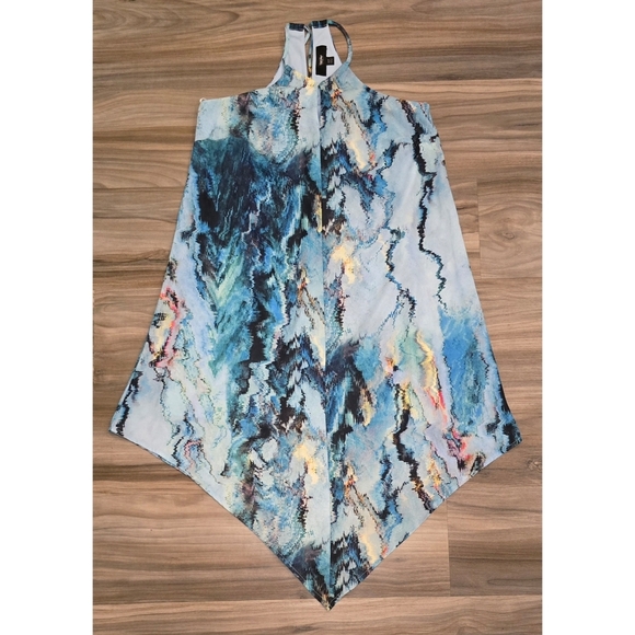Mossimo Hankerchief Halter Style Dress Size Xsmall - Picture 1 of 6